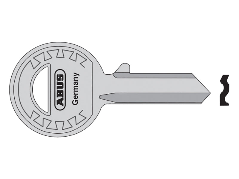 ABUS Mechanical ABUKB02706 24-41-885 Right Hand 4 Pin Key Blank