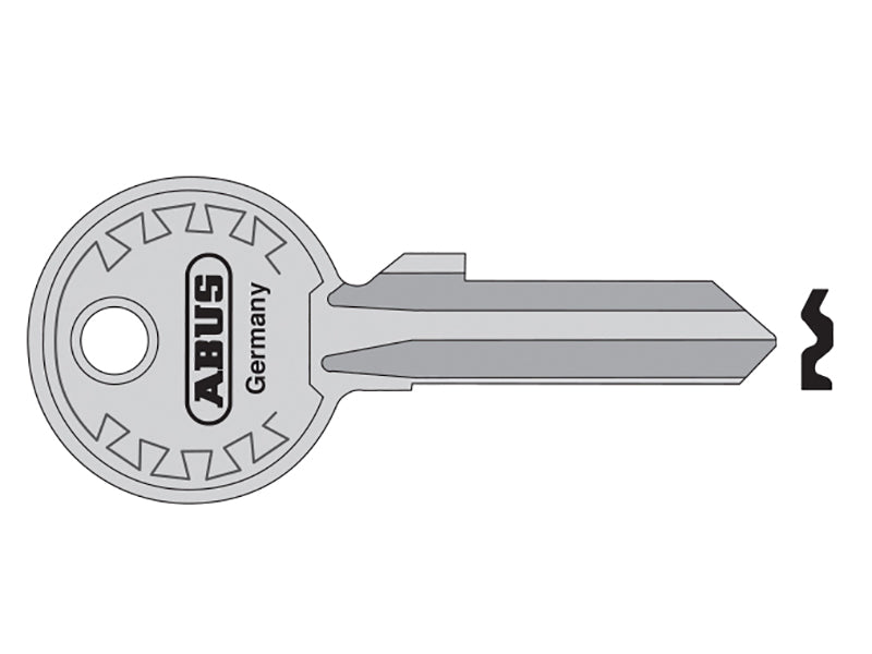 ABUS Mechanical ABUKB12874 24-26-28 Right Hand 4/5 Key Blank