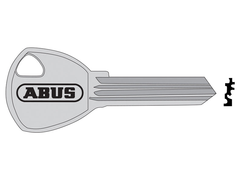 ABUS Mechanical ABUKB57862 80TI/40+45+50+60 Key Blank 57862