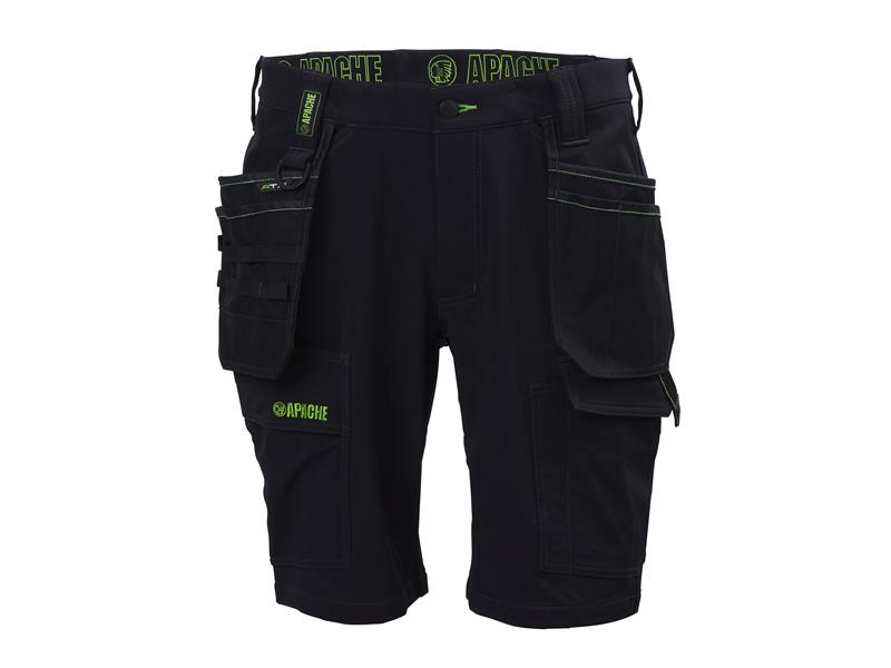 Apache APAWHISTL32 Whistler Black Stretch Holster Shorts