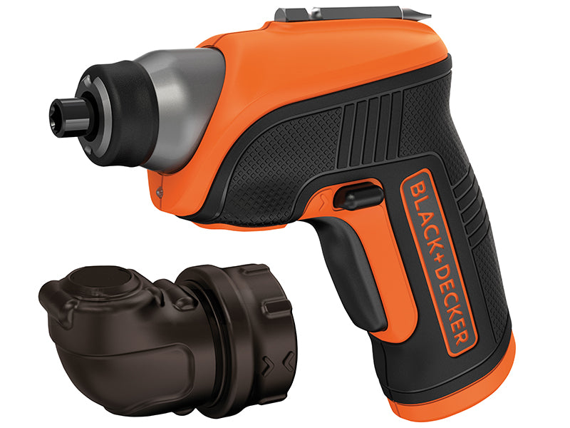 BLACK + DECKER B/DCS3652LC CS3652LC Cordless Screwdriver & Right Angle Attachment 3.6V Li-ion