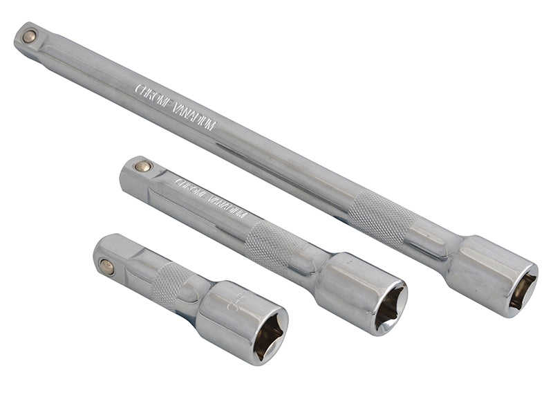BlueSpot Tools B/S02070 1/2in Square Drive CV Extension Bar Set 3 Piece