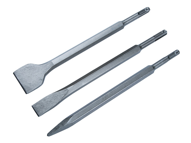 BlueSpot Tools B/S20012 SDS Plus Chisel Set, 3 Piece