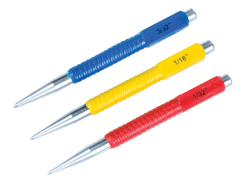 BlueSpot Tools B/S22445 Nail Punch Set, 3 Piece