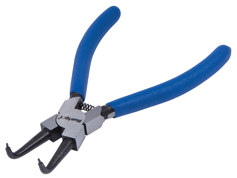 BlueSpot Tools B/S8705 Circlip Pliers Internal Bent 90⁰ Tip 150mm (6in)