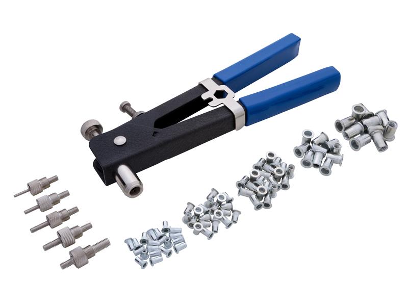 BlueSpot Tools B/S9106 Nut Riveter Kit (M3-M8) 86 Piece