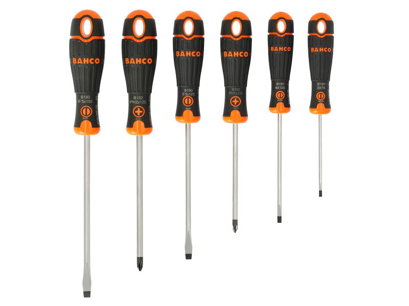 Bahco BAH219006 B219.006 BAHCOFIT Screwdriver Set, 6 Piece