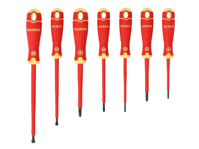 Bahco BAH220007 B220.007 BAHCOFIT Insulated Screwdriver Set, 7 Piece