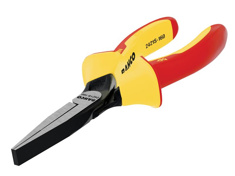 Bahco BAH2421S140 ERGO™ Insulated Flat Nose Pliers
