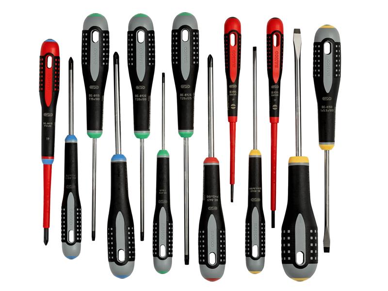 Bahco BAH9875 BE-9875 ERGO™ Screwdriver Set, 13 Piece