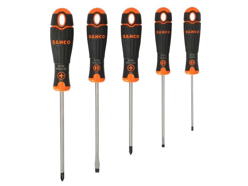 Bahco BAHB219015 B219.015 BAHCOFIT Screwdriver Set, 5 Piece