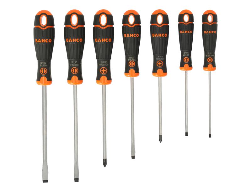 Bahco BAHB219017 B219.017 BAHCOFIT Screwdriver Set, 7 Piece