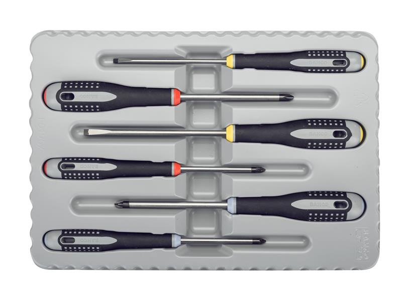 Bahco BAHBE9884 BE-9884 ERGO™ Screwdriver Set, 6 Piece