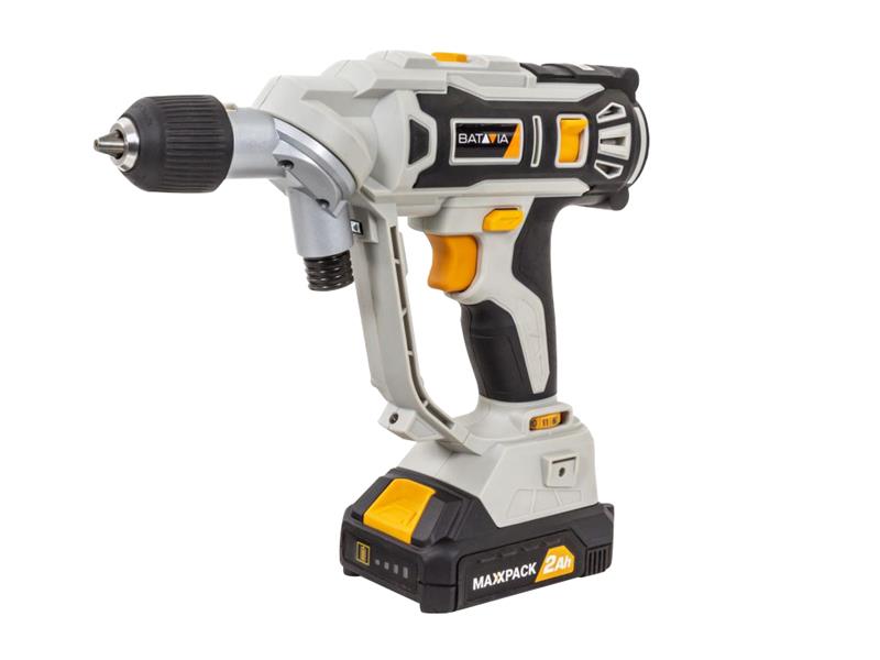 Batavia BAT7064360 MAXXPACK Twin Drill & Screwdriver 18V 1 x 2.0Ah Li-ion