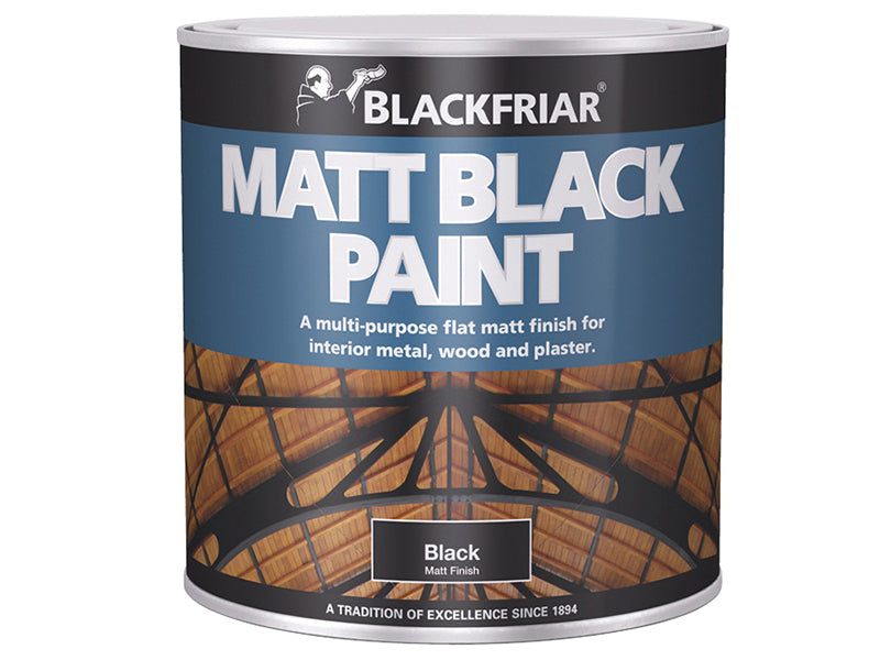 Blackfriar BKFMB125 Matt Black Paint