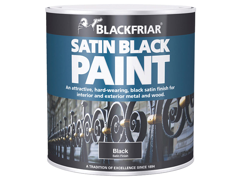 Blackfriar BKFSB125 Satin Black Paint