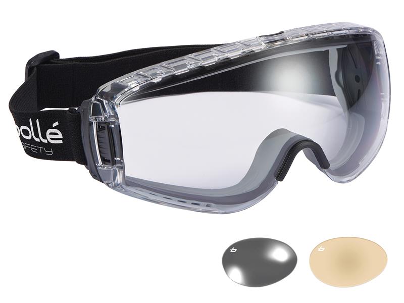 Bolle Safety BOLPILOPCSP PILOT PLATINUM® Ventilated Safety Goggles