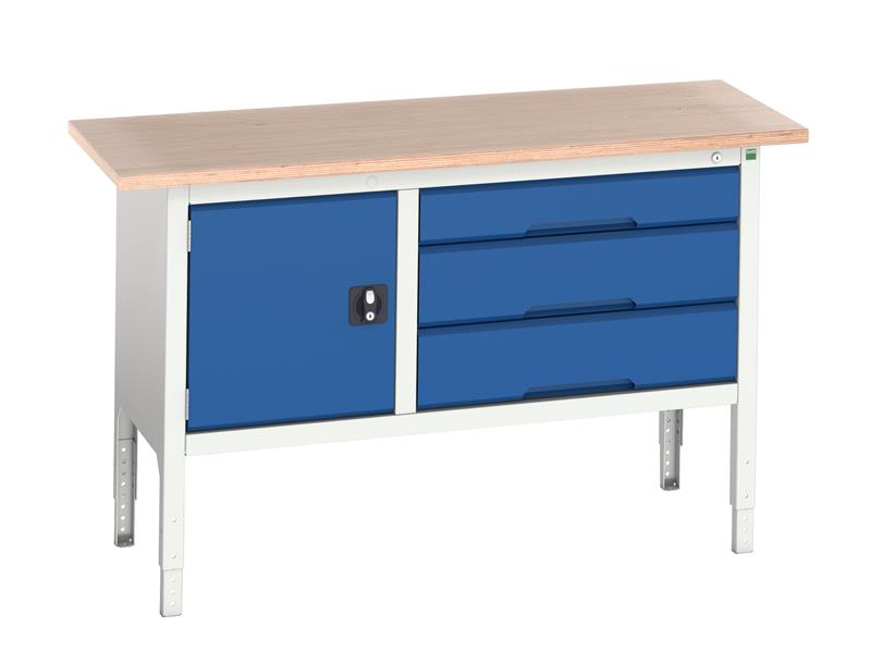 Bott BOT16923014 Verso Adjustable Height Storage Bench 1500 x 600mm