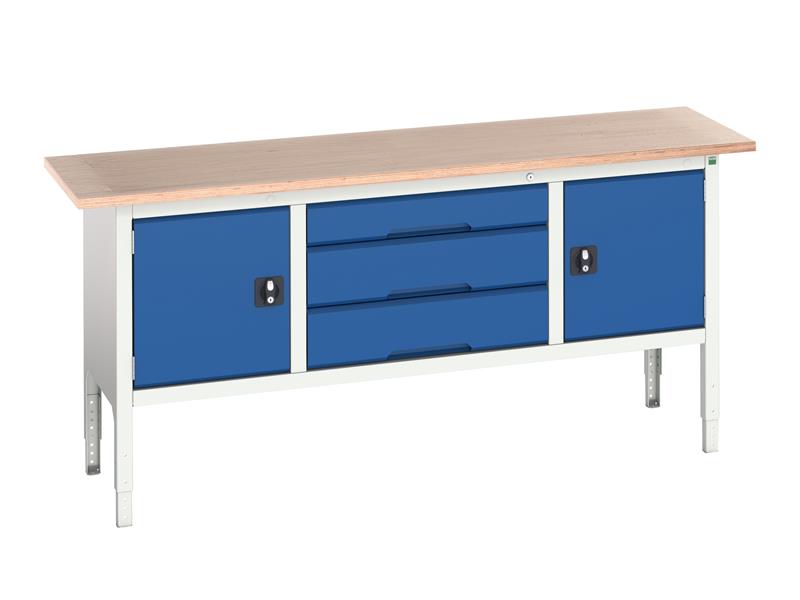 Bott BOT16923032 Verso Adjustable Height Storage Bench 2000 x 600mm