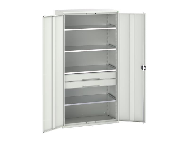 Verso Kitted Cupboard, 4 Shelf + 2 Drawer