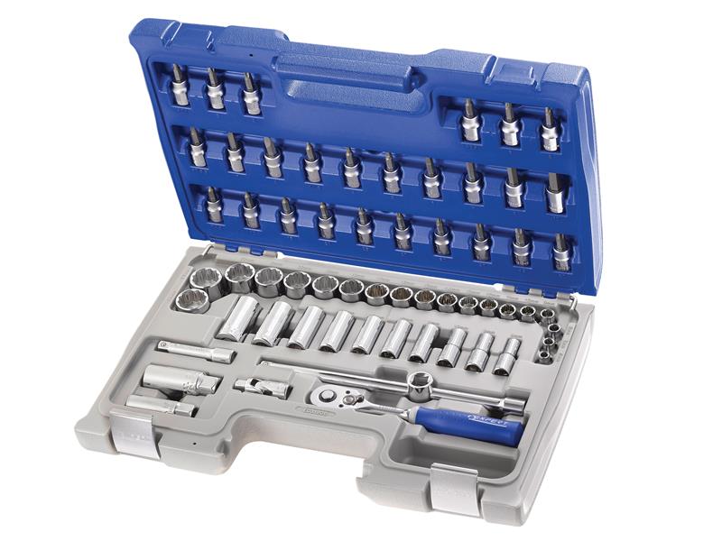 Expert BRIE031806B 3/8in Drive Socket & Accessory Set, 61 Piece