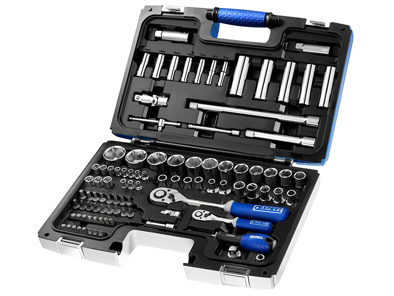 Expert BRIE034805B 1/4 & 1/2in Drive Socket & Accessory Set, 98 Piece
