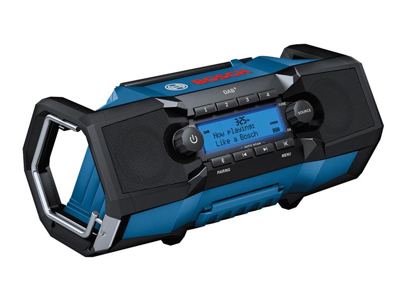 Bosch BSH6014A3170 GPB 18V-2 C Professional Bluetooth DAB+ Radio 240V & Li-ion Bare Unit