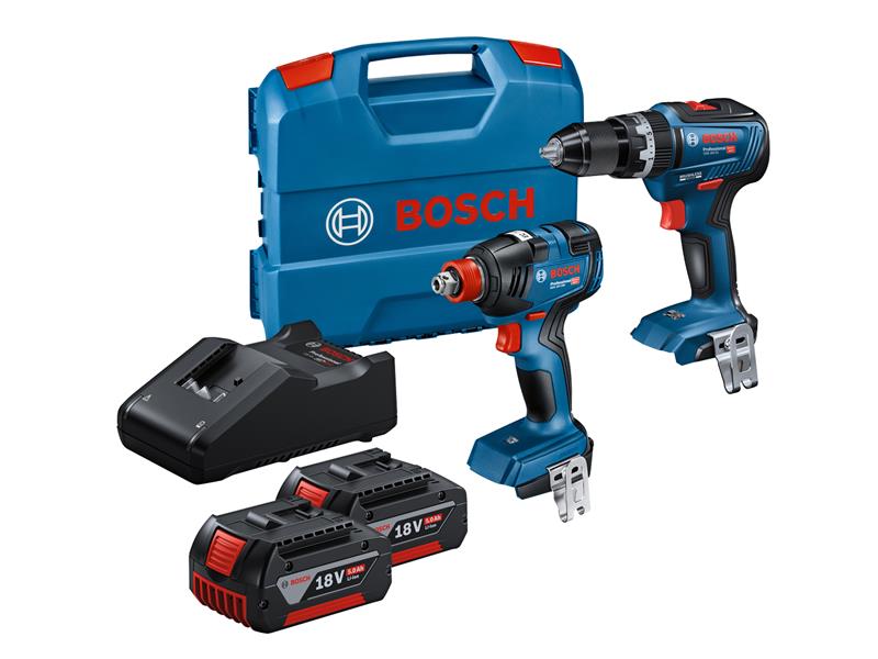Bosch BSH615990M71 Professional Twin Pack 18V 2 x 5.0Ah Li-ion