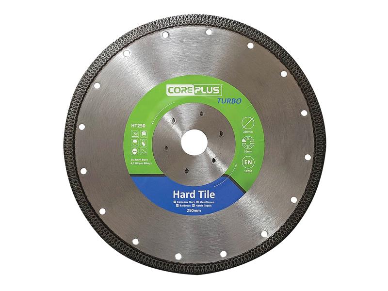 CorePlus CORDBHT105 Hard Tile Turbo Diamond Blade