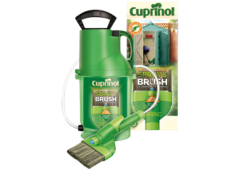 Cuprinol CUPMPSB Spray & Brush 2-in-1 Pump Sprayer