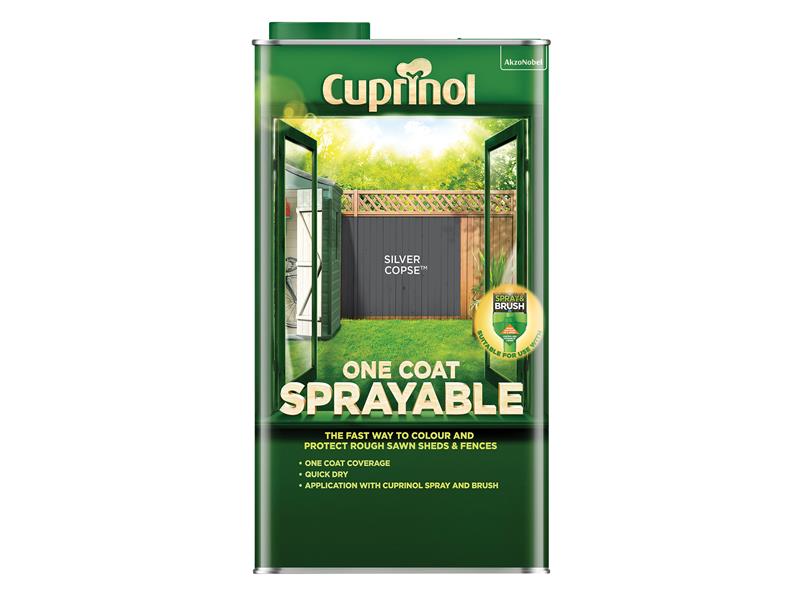 Cuprinol CUPNSFTAB5L One Coat Sprayable Fence Treatment
