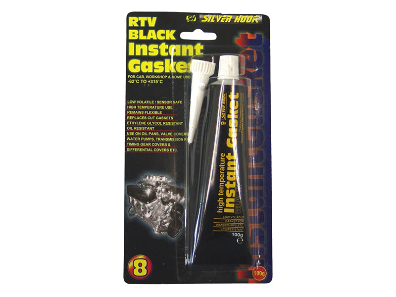 Silverhook D/ISG08 RTV Black Instant Gasket 100g