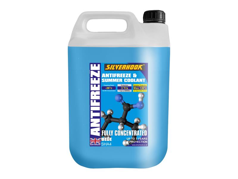 Silverhook DISHA1 Fully Concentrated Antifreeze Blue