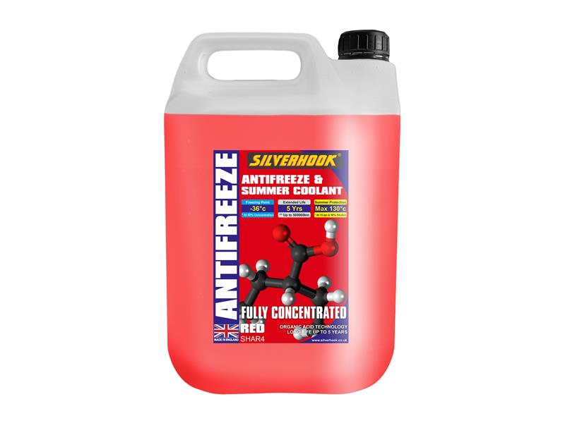 Silverhook D/ISHAR1 Fully Concentrated Antifreeze O.A.T. Red