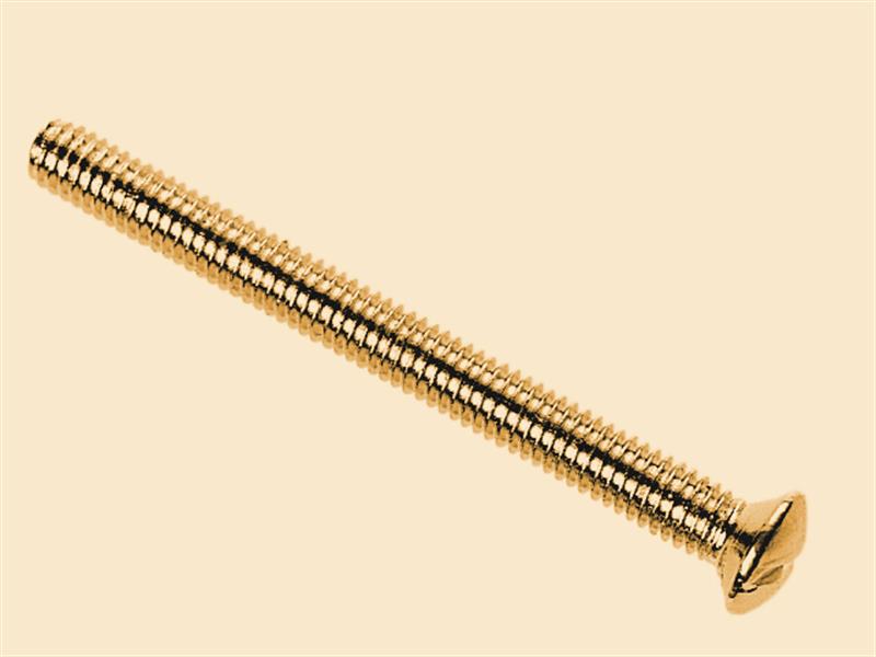 Switch/Socket Plate Screws, Brass