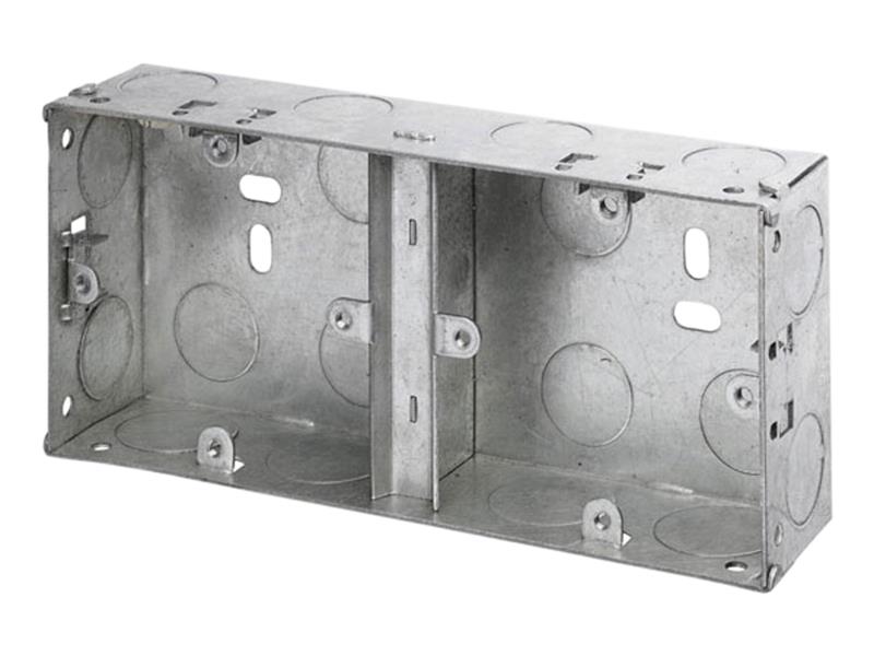 Dencon DCN8853NB Dual Metal Back Box 35mm