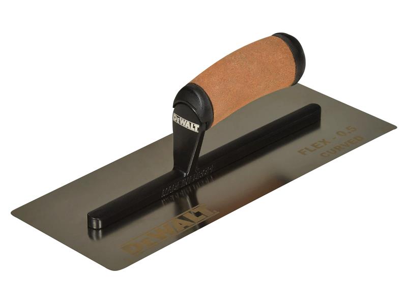 DEWALT Drywall DDW2986 FLEX Stainless Steel Curved Trowel, 0.5mm