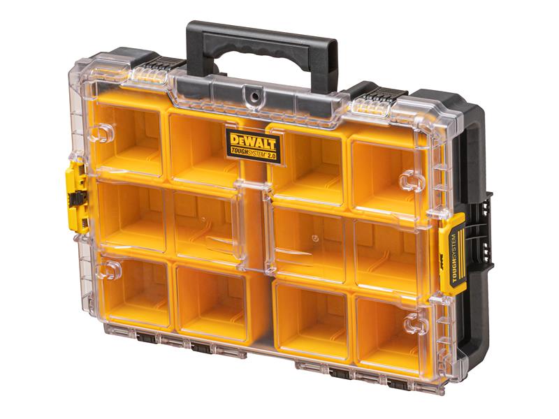 DEWALT DEW183394 DS100 TOUGHSYSTEM™ 2.0 Toolbox with Clear Lid