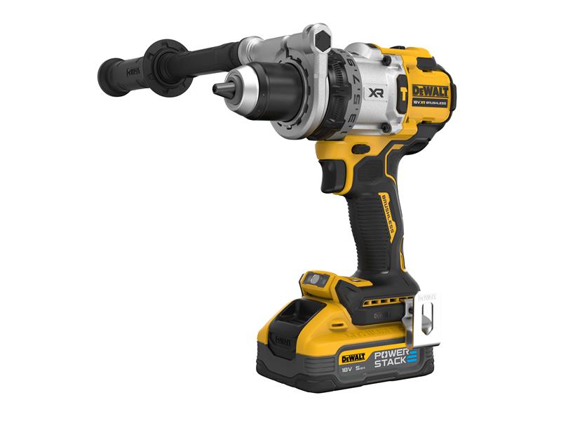 DEWALT DEWDCD1007H2 DCD1007H2T Hammer Drill 18V 2 x 5.0Ah POWERSTACK™ Li-ion
