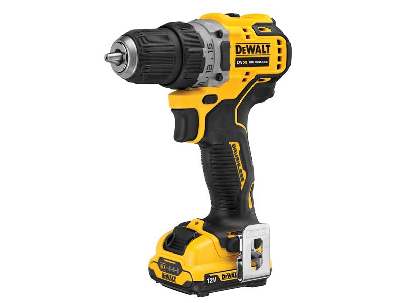 DEWALT DEWDCD701D2 DCD701D2 XR Brushless Sub-Compact Drill Driver 12V 2 x 2.0Ah Li-ion