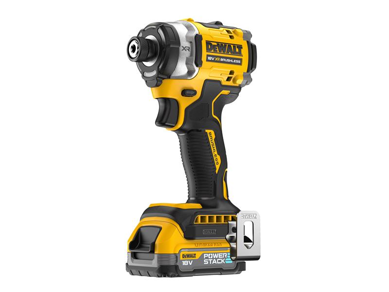 DEWALT DEWDCF860E2T DCF860 E2T XR BL Impact Driver 18V 2 x 1.7Ah POWERSTACK™ Li-ion