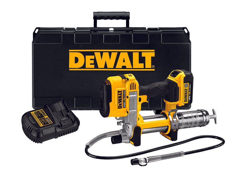 DEWALT DEWDCGG571M1 DCGG571M1 Cordless XR Grease Gun 18V 1 x 4.0Ah Li-ion