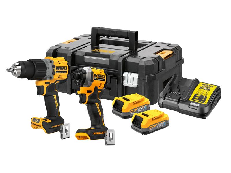 DEWALT DEWDCK2050E2 DCK2050E2T XR BL POWERSTACK™ Twin Kit 18V