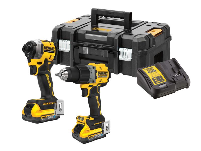 DEWALT DEWDCK2050H2 DCK2050H2 POWERSTACK™ Twin Pack 18V 2 x 5.0Ah Li-ion