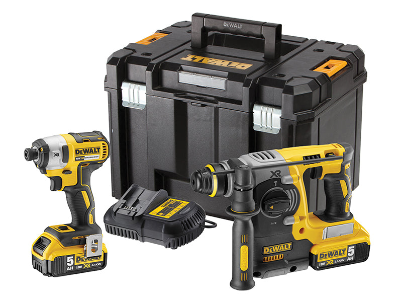 DEWALT DEWDCK2532P2 DCK2532P2 XR Brushless Twin Pack 18V 2 x 5.0Ah Li-ion
