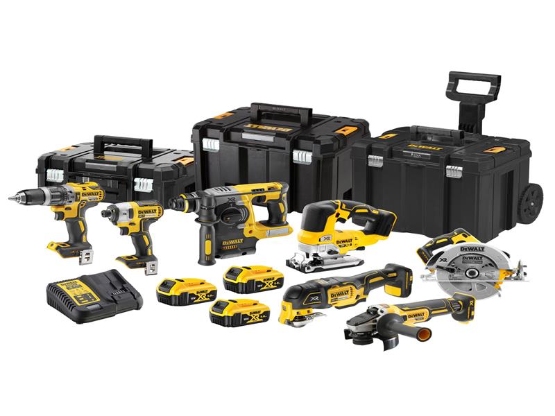 DEWALT DEWDCK755P3T DCK755P3T XR Brushless 7 Piece Kit 18V 3 x 5.0Ah Li-ion