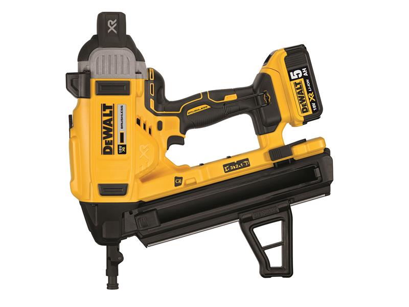 DEWALT DEWDCN890P2 DCN890P2 XR Brushless Concrete Nailer 18V 2 x 5.0Ah Li-ion