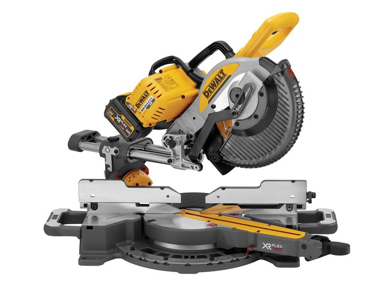 DEWALT DEWDCS727N DCS727 XR FlexVolt Slide Mitre Saw, 250mm