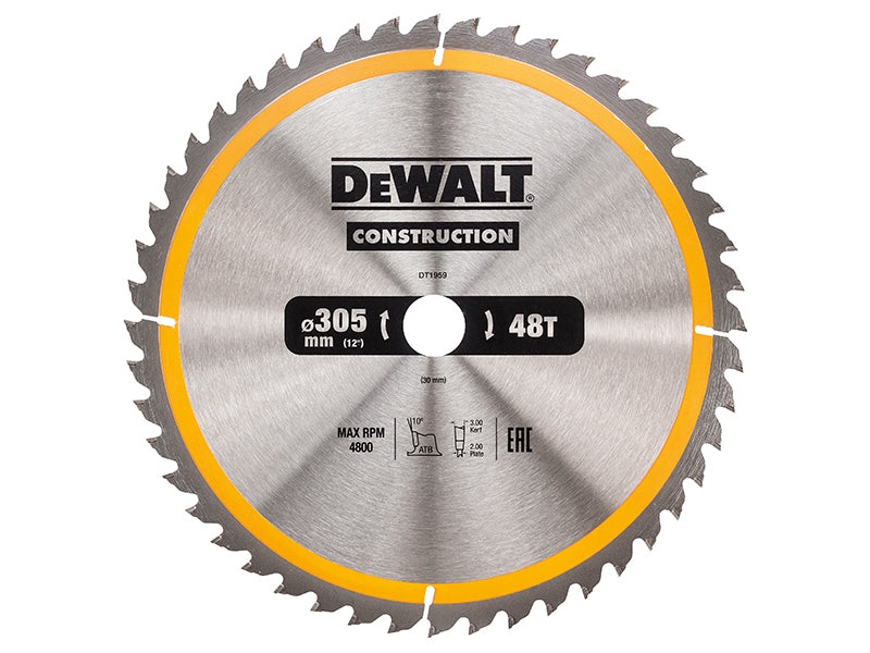 DEWALT DEWDT1958QZ Portable Construction Circular Saw Blade