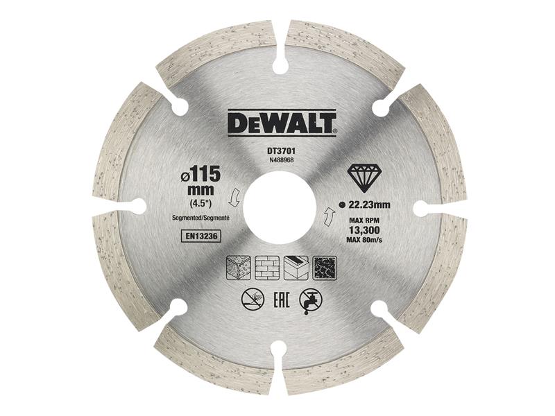 DEWALT DEWDT20455QZ Dry Diamond Blade 115mm (2 Pack)